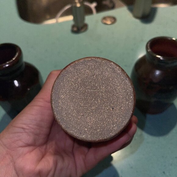 Pottery Vases Set of 3 Handmade Vermont - Picture 4 of 8